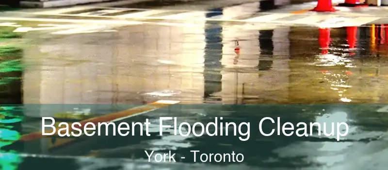 Basement Flooding Cleanup York - Toronto