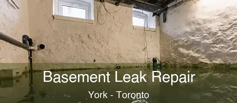 Basement Leak Repair York - Toronto
