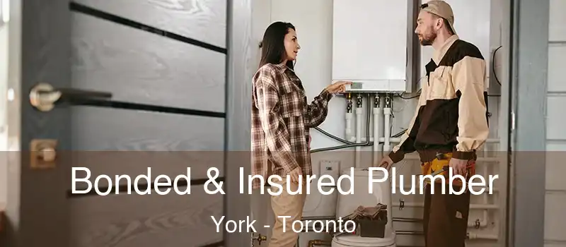 Bonded & Insured Plumber York - Toronto
