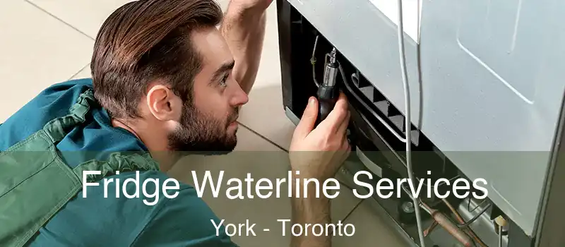 Fridge Waterline Services York - Toronto