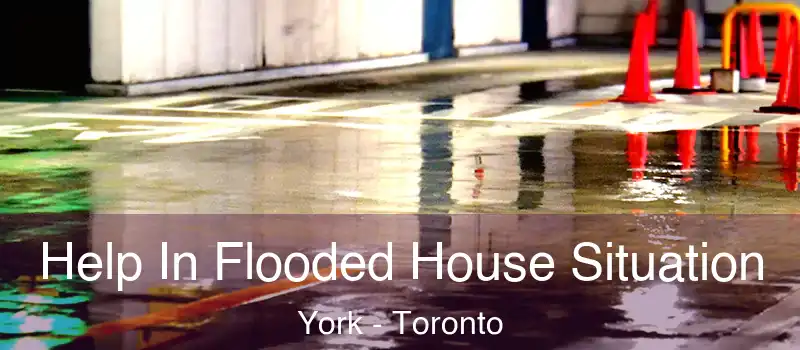 Help In Flooded House Situation York - Toronto